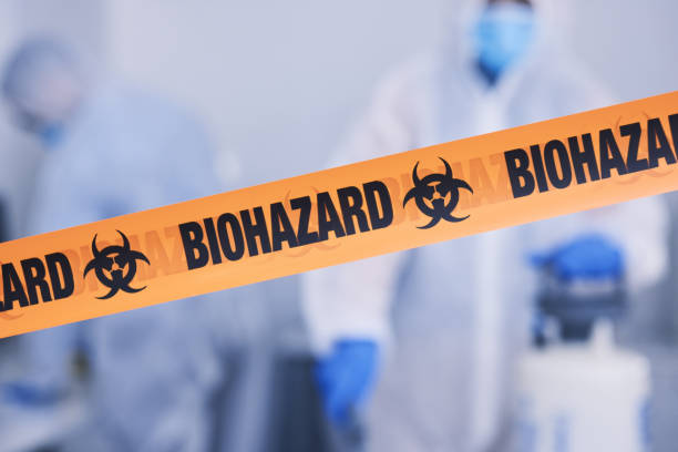 Professional Biohazard technician working in Port Lavaca, TX